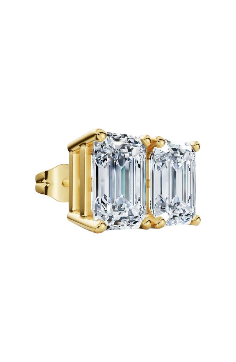 Bliss Diamond 2Ct TW Emerald Cut Diamond Studs 14k Gold Lab Grown, Main, color,