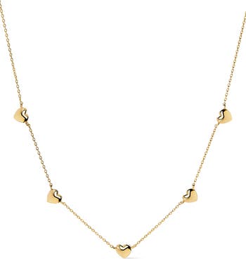 Heart Necklace - Lev Mini Station Necklace