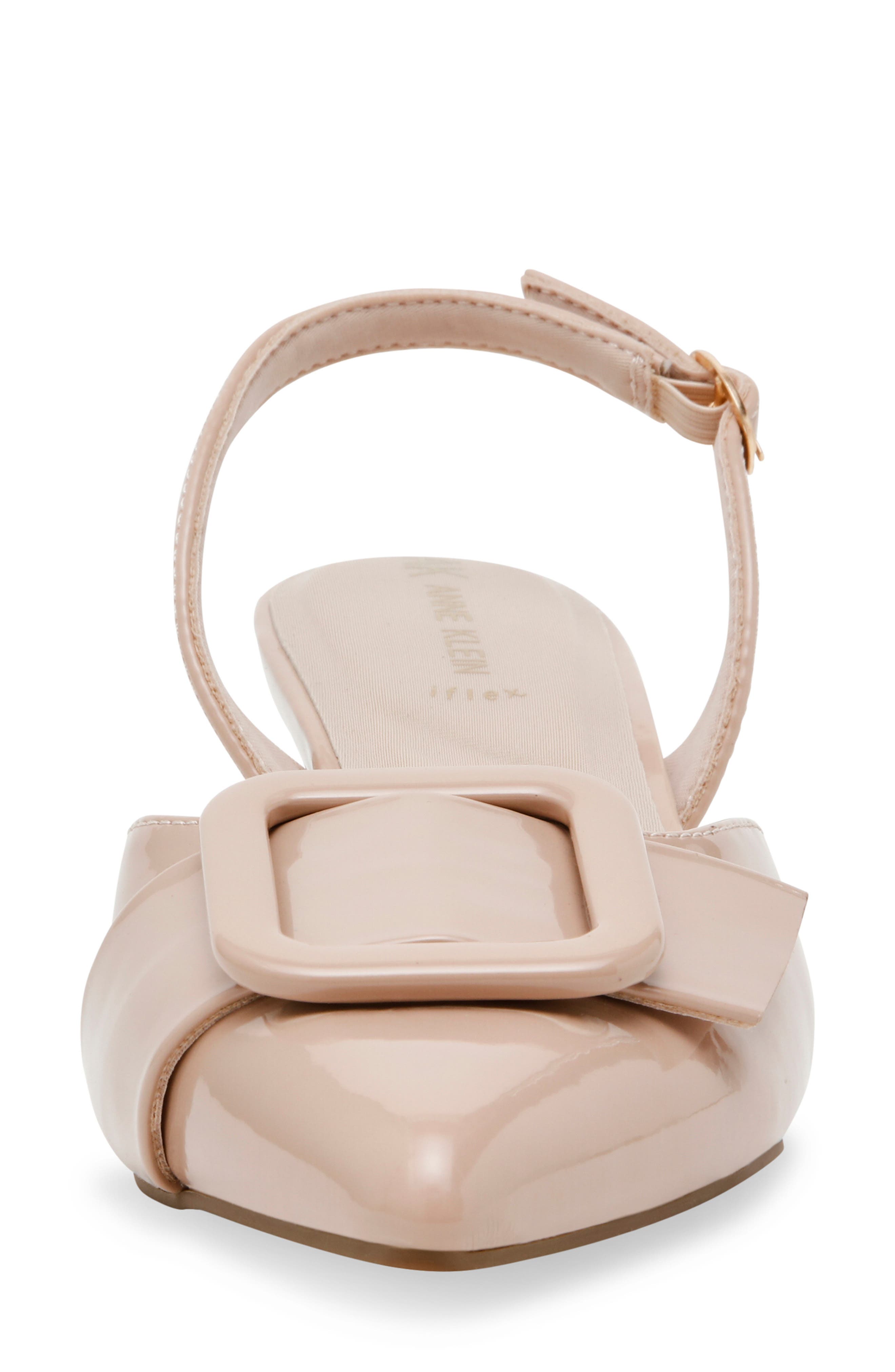 Anne Klein Bernette Bow Pump, Alternate, color, Blush Patent