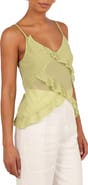 Petal & Pup Gabrielle Ruffle Semisheer Camisole