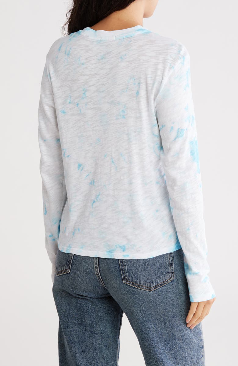 ATM Anthony Thomas Melillo Cloud Tie Dye Slub Long Sleeve T-Shirt, Alternate, color,