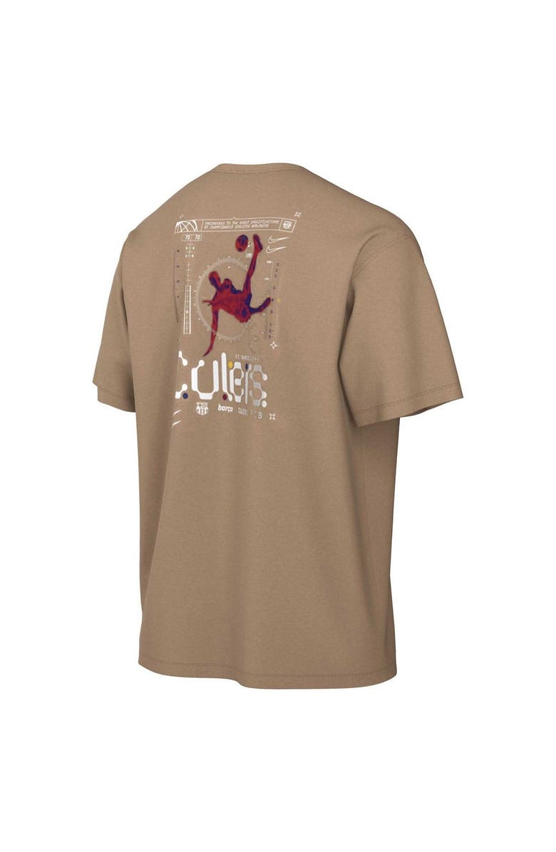 Nike Men's Nike Brown Barcelona Air Traffic T-Shirt, Alternate, color, 