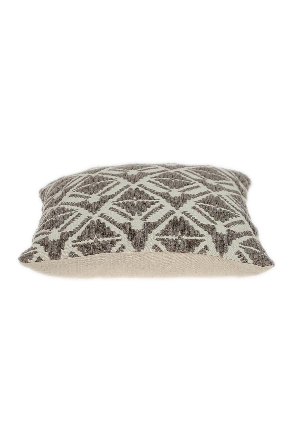 Karim Transitional Beige Throw Pillow
