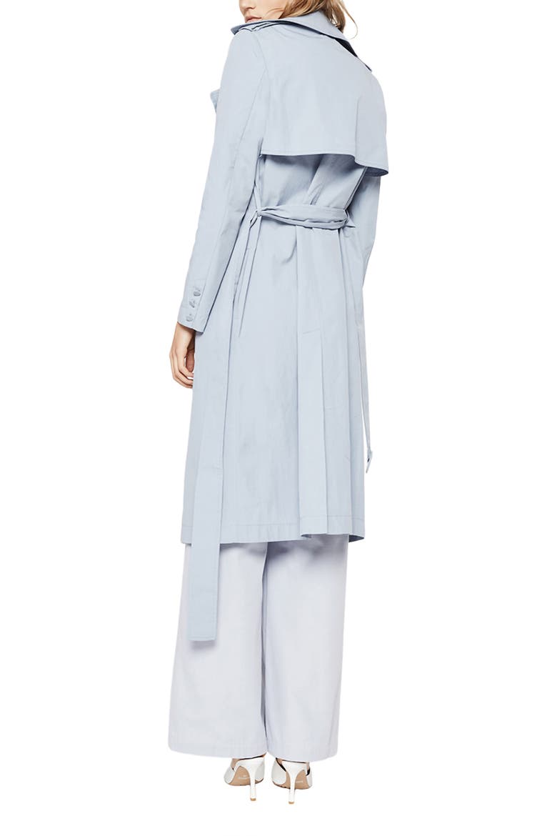 The Classic Cotton Blend Trench Coat, Alternate, color, SKY BLUE