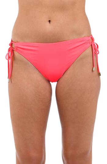La Blanca Island Goddess Hipster Bikini Bottoms in Coral Reef at Nordstrom Rack, Size 16