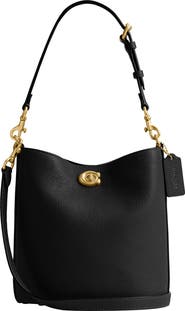 COACH Willow Polished Pebble Leather Shoulder Bag