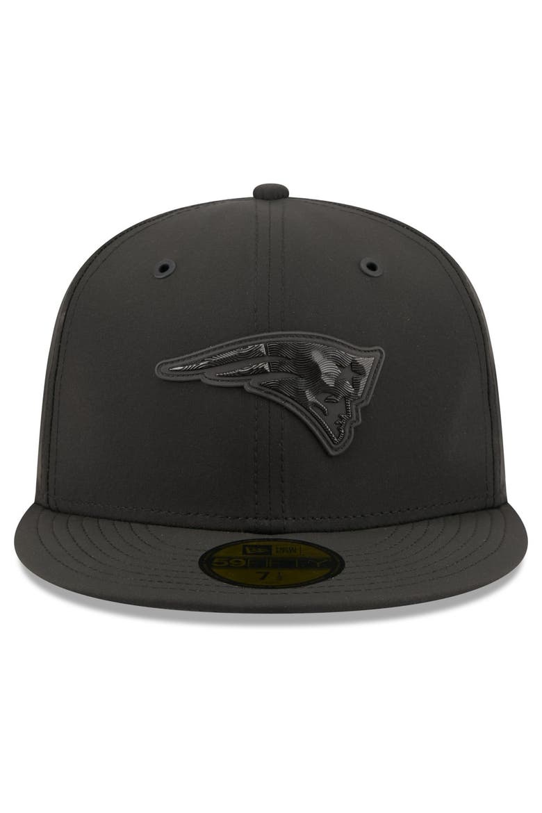 Men's New Era Black New England Patriots 2026 Sideline 59FIFTY Fitted Hat, Alternate, color, Black