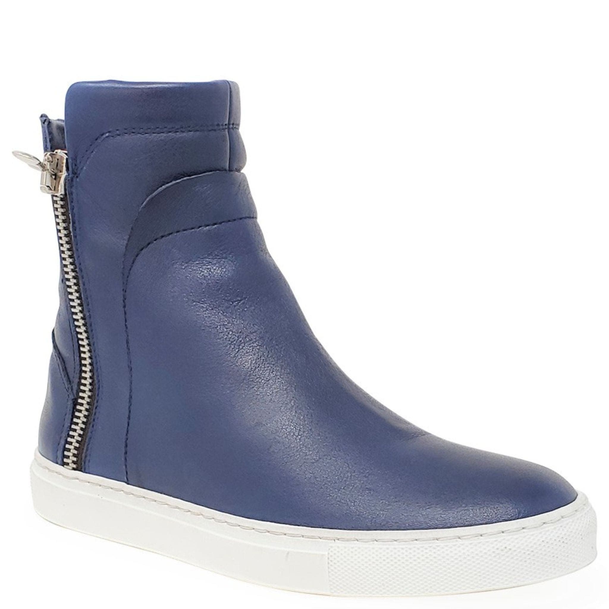 Double Zip Shearling Boot, Alternate, color, Navy/Red