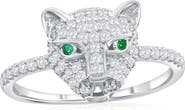 SIMONA Cubic Zirconia Panther Statement Ring