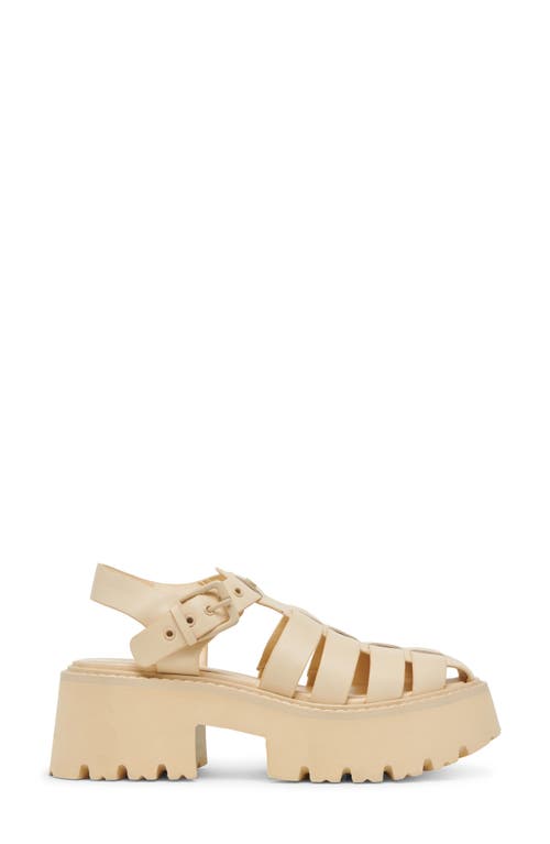 Dolce Vita Lasly Platform Fisherman Sandal In Yellow
