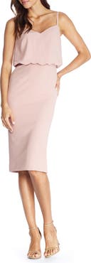 Dress the Population Alondra Blouson Sheath Dress