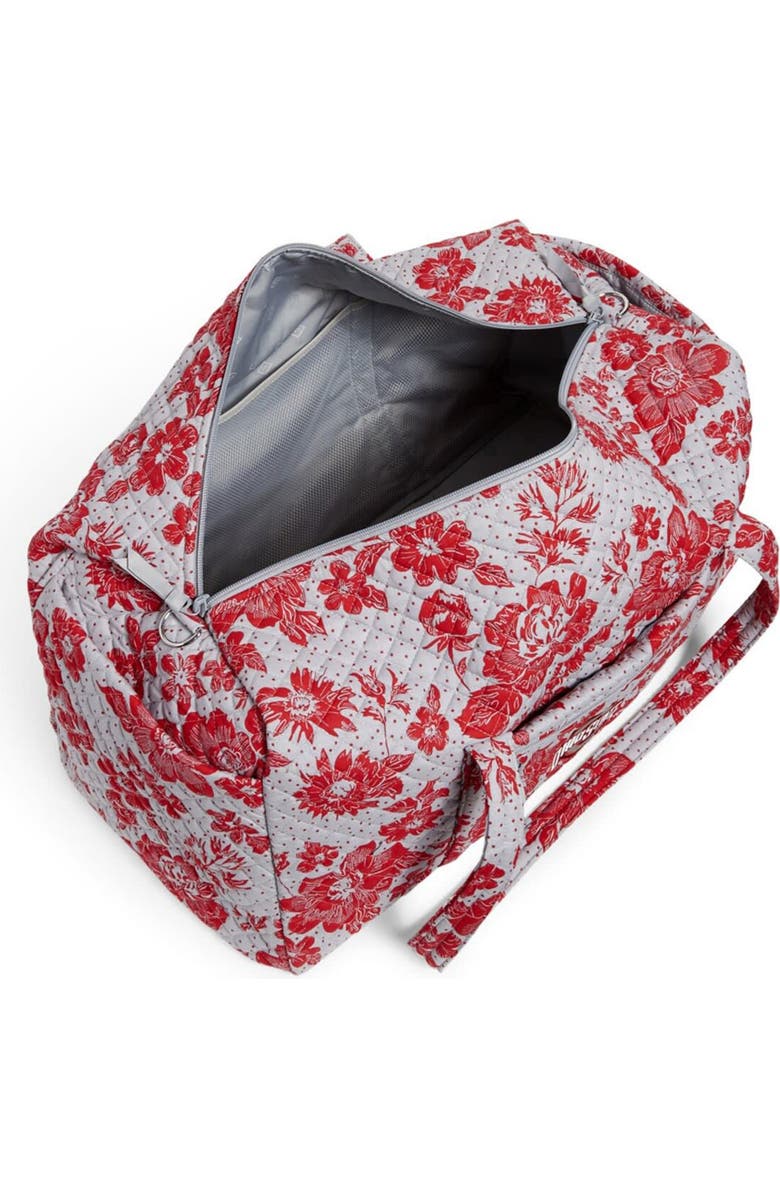 VERA BRADLEY Ohio State Buckeyes Rain Garden Large Travel Duffel Bag, Alternate, color,