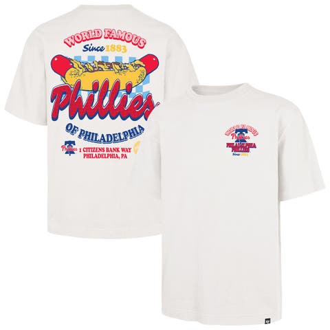 Men's '47 Cream Philadelphia Phillies Glizzy T-Shirt