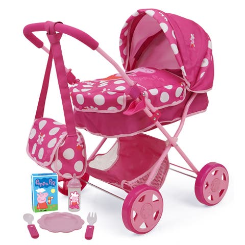 Baby Classic Doll Pram Set Fits Dolls Up To 18"