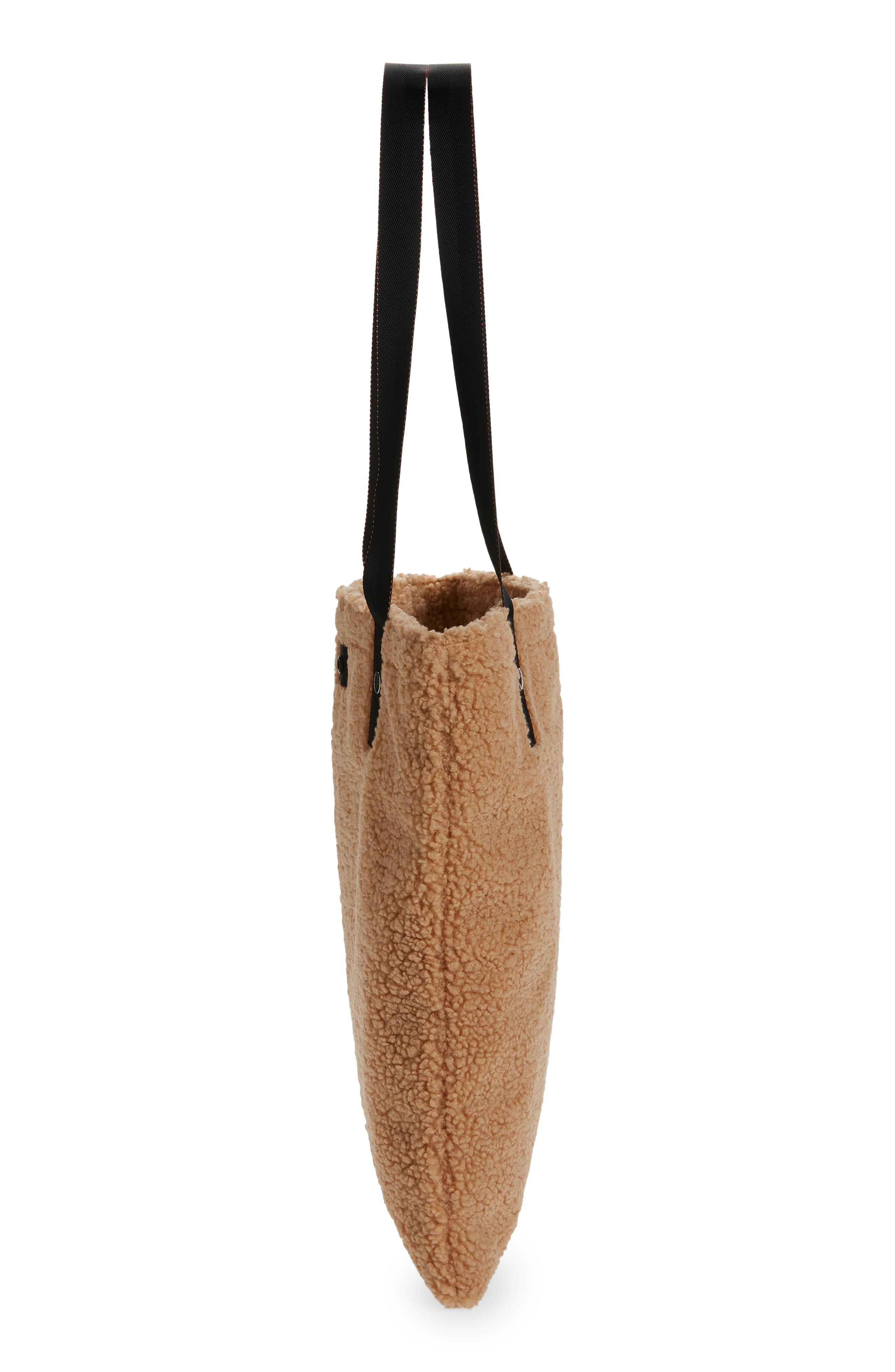 Addison Fleece Carryall Tote Bag, Alternate, color, CAMEL