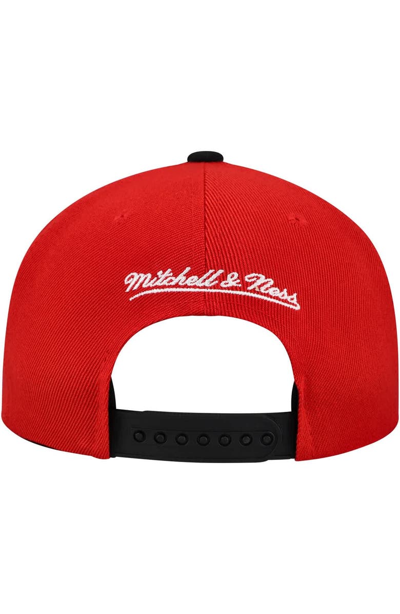 Mitchell & Ness Men's Mitchell & Ness Red/Black Detroit Red Wings Underarch Two-Tone Pro Crown Snapback Hat, Alternate, color, Red