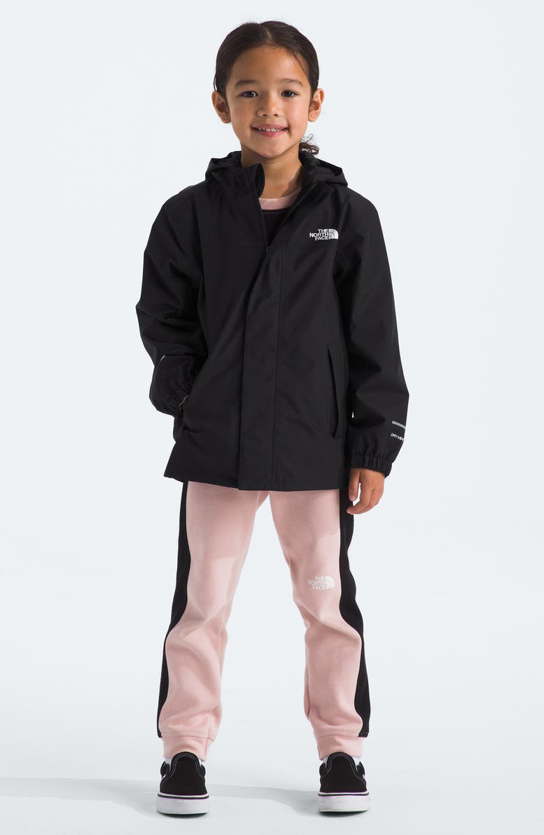 The North Face Kids' Antora Waterproof Recycled Nylon Rain Jacket, Alternate, color, Tnf Black/ Tnf Black