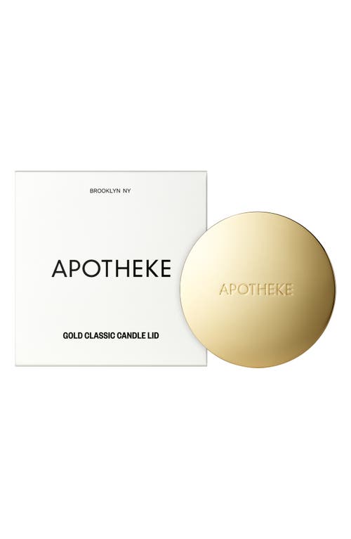 APOTHEKE Gold Classic Scented Candle Lid 