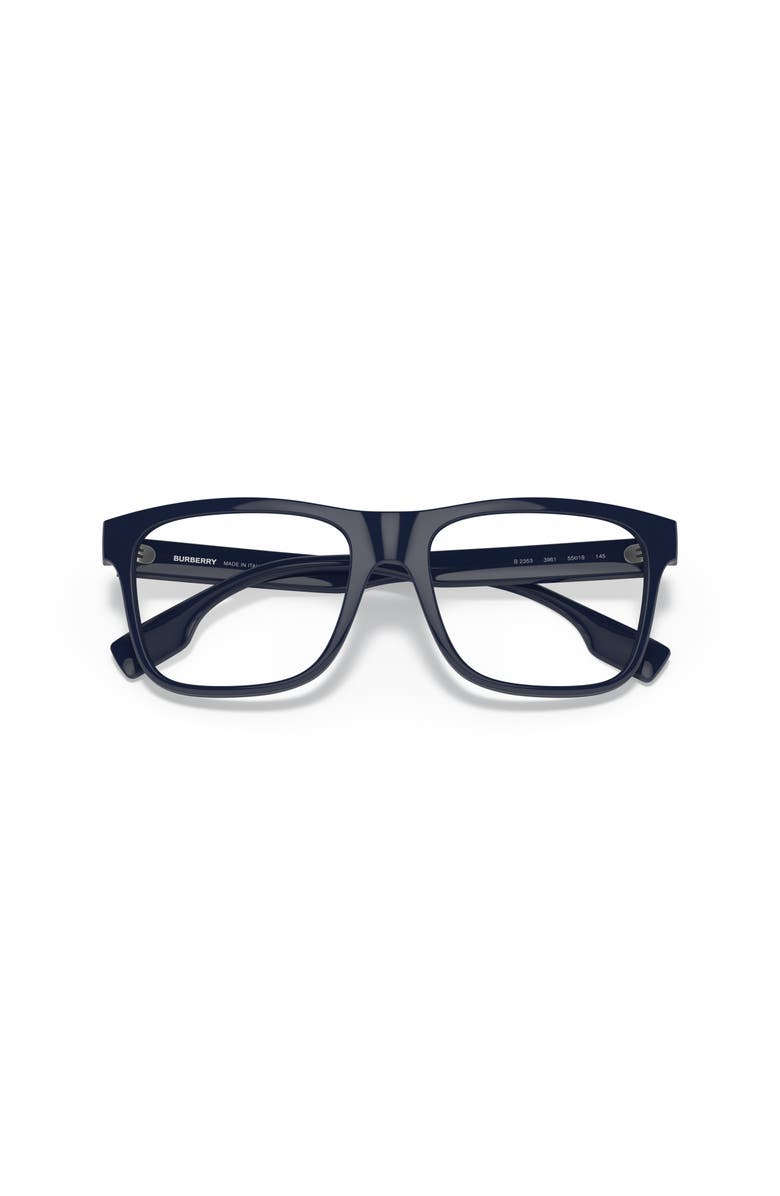 Burberry 55mm Square optical glasses, Alternate, color, Blue