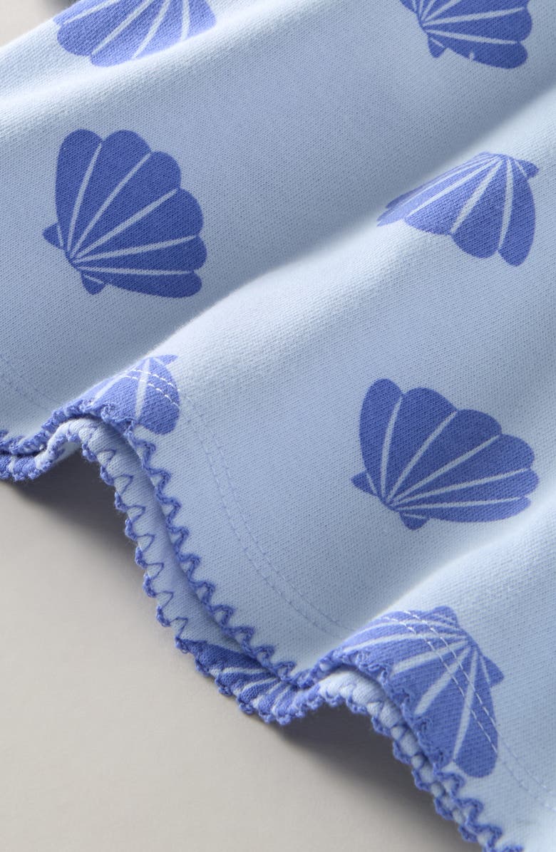 Tucker + Tate Kids' Short Sleeve Sweatshirt & Shorts, Alternate, color, Blue Halogen Seashells