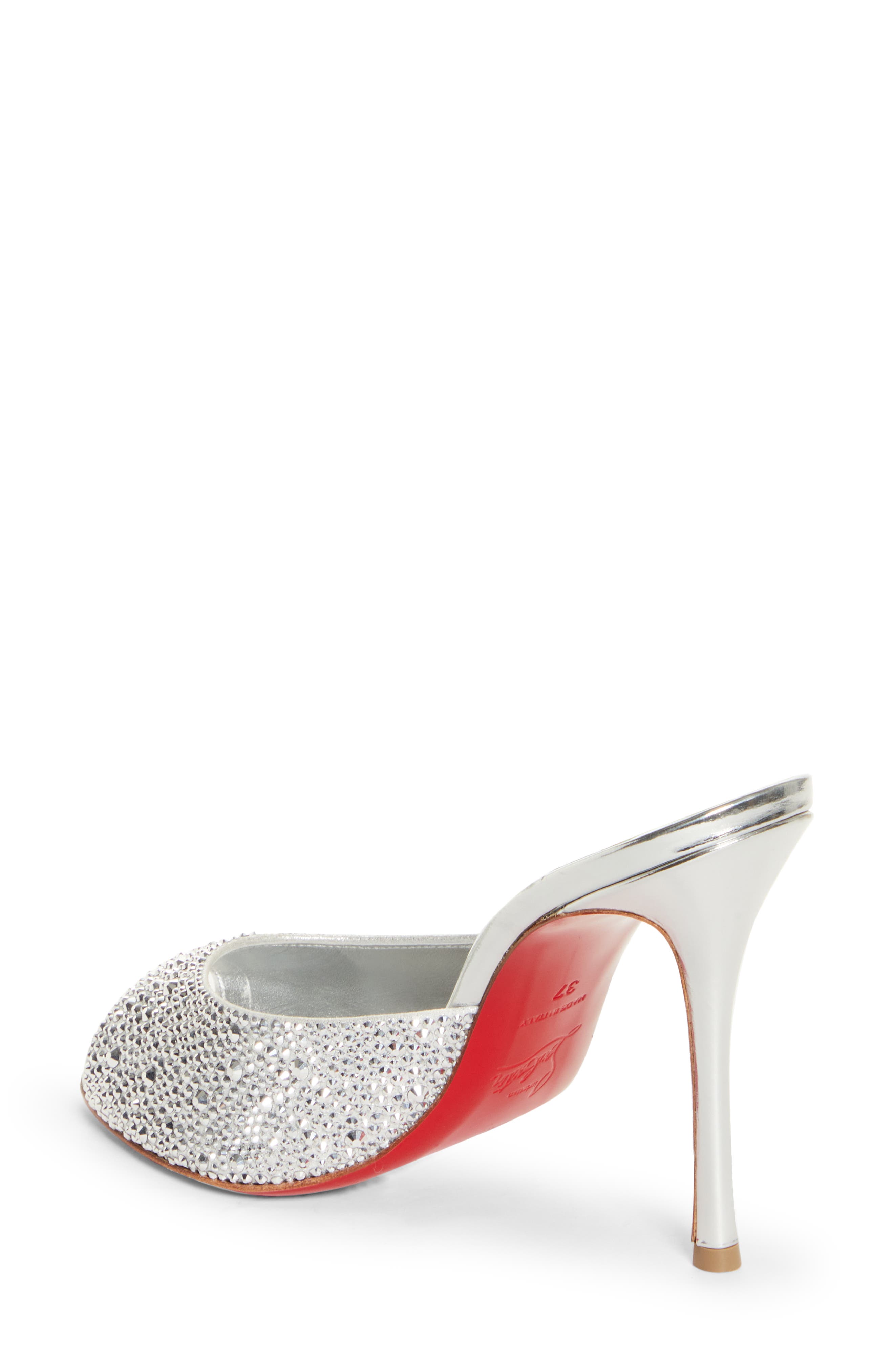 Christian Louboutin Me Dolly Crystal Embellished Slide, Alternate, color, 