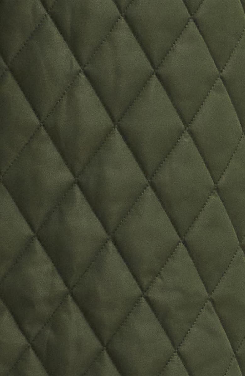 Barbour Tulip Corduroy Trim Quilted Coat, Alternate, color, 