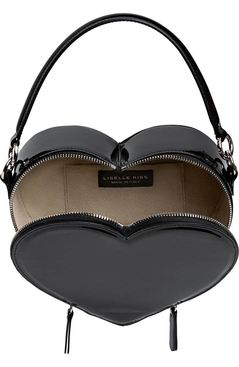 LISELLE KISS Harley Faux Leather Heart Crossbody Bag, Alternate, color,
