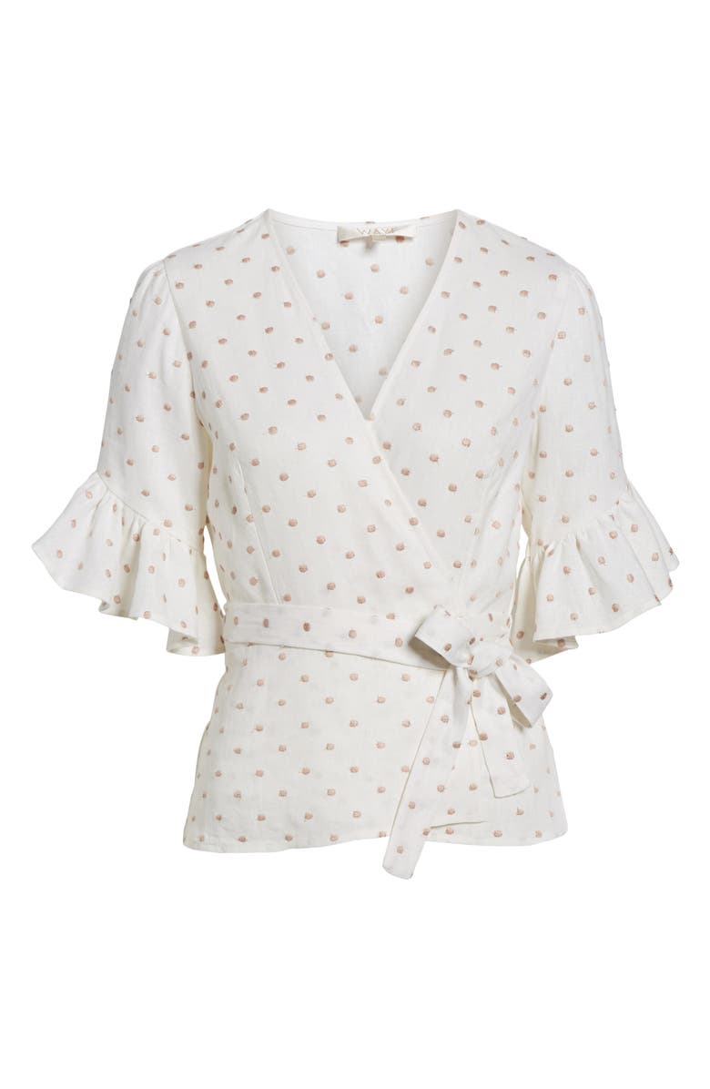 WAYF Kaitlyn Wrap Top, Alternate, color,