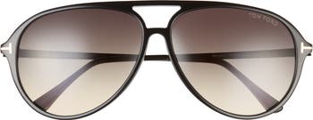 TOM FORD Samson 62mm Gradient Oversize Aviator Sunglasses | Nordstrom