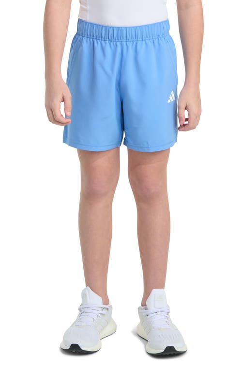 Adidas Originals Big Boys Essentials Elastic-waistband Small-logo Woven Shorts In Blue
