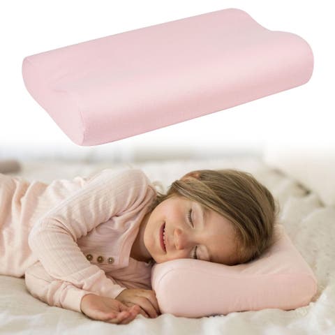 Ergonomic Memory Foam Pillow with Fitted Pillowcase