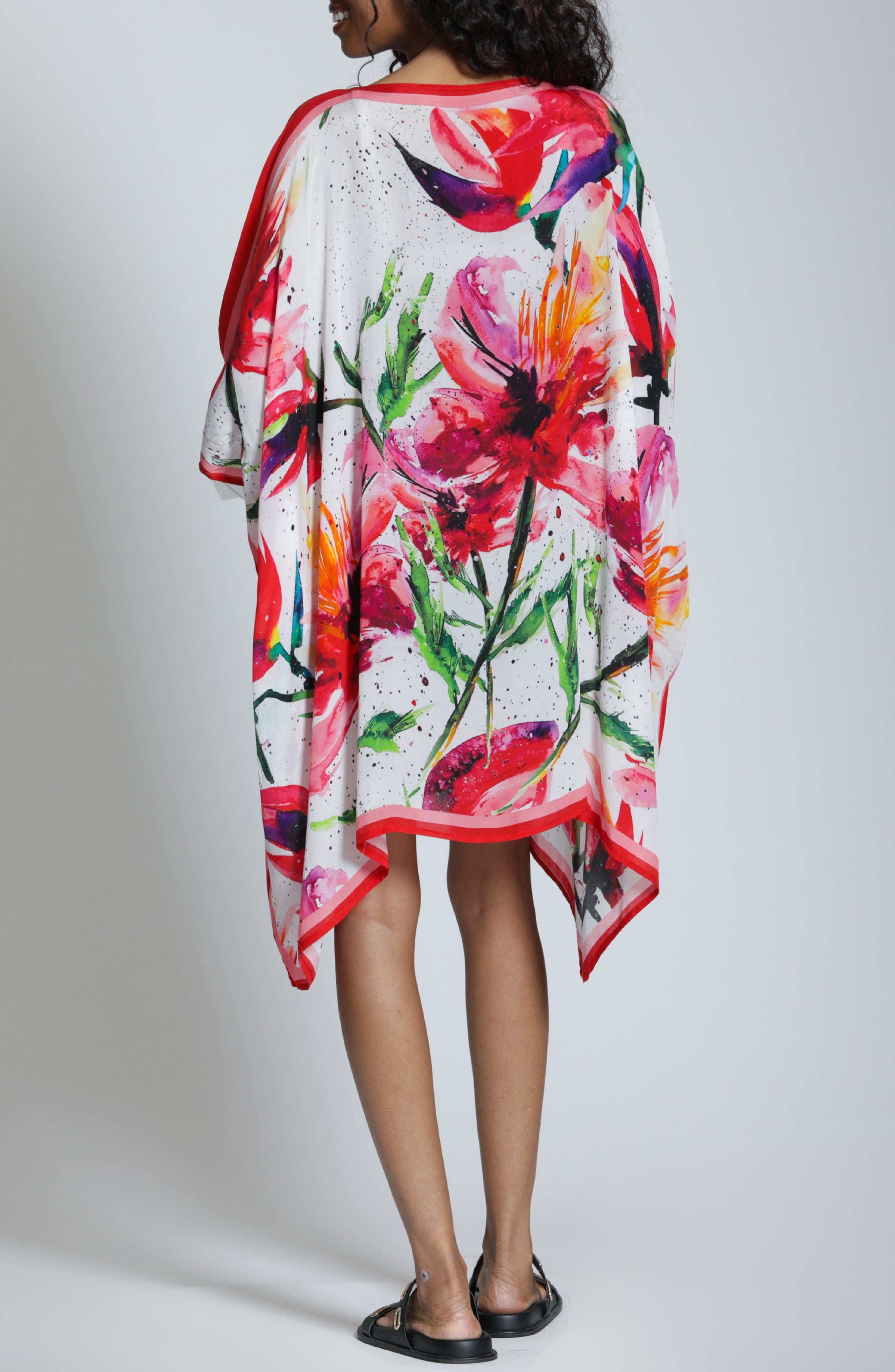 Floral Print Caftan Dress - image 2