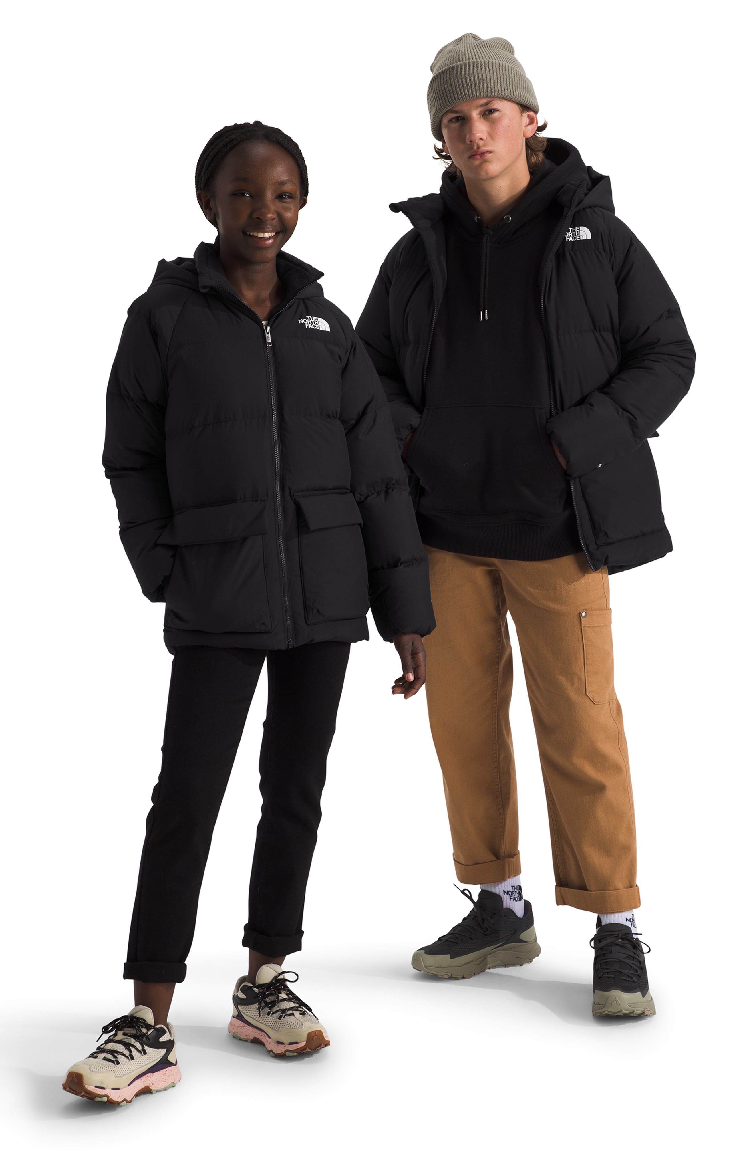 Kids' North Down Fleece Lined Short Parka (Women) | Nordstrom