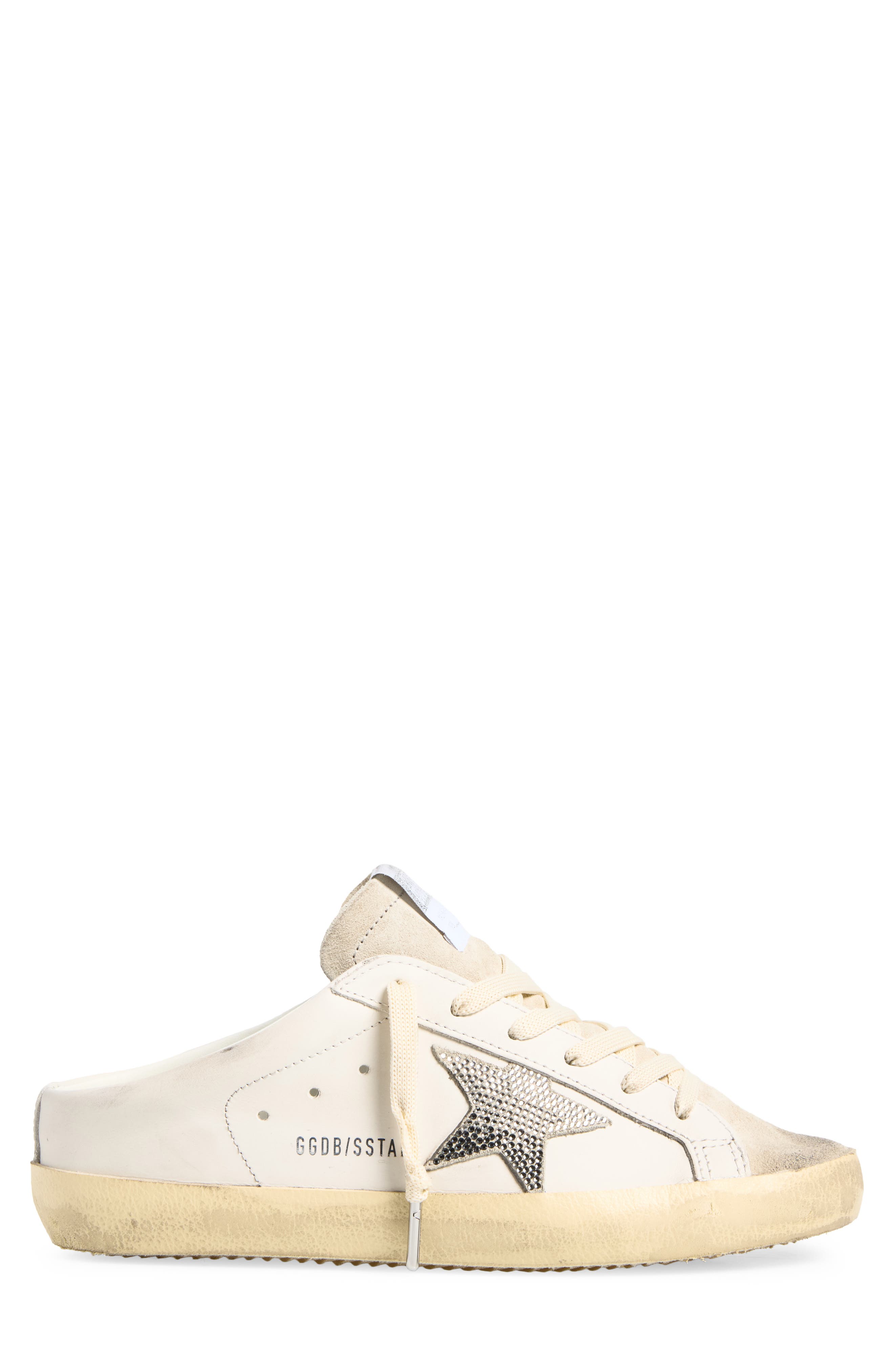 Super-Star Sabot Mule Sneaker, Alternate, color, WHITE/ GREY