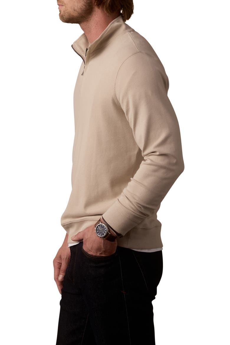 Puremeso Weekend Quarter Zip Top, Alternate, color, PUMICE