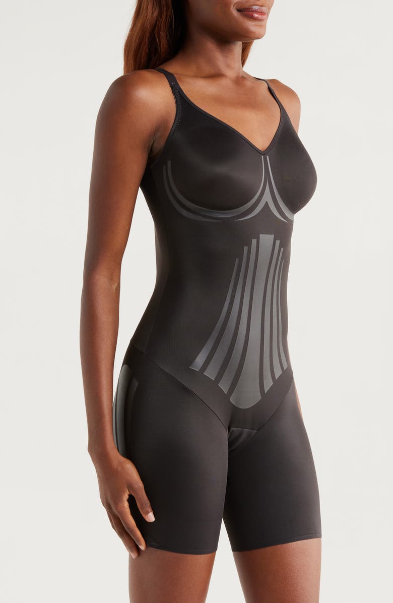 Miraclesuit<sup>®</sup> Modern Miracle Shaping Bodysuit, Alternate, color, Black