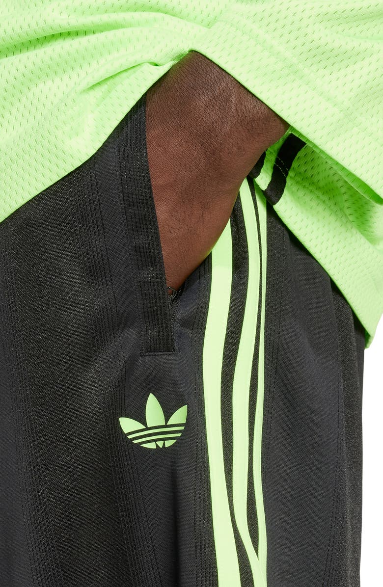 adidas Adicolor Recycled Polyester Jacquard Shorts, Alternate, color, Black/Sigg