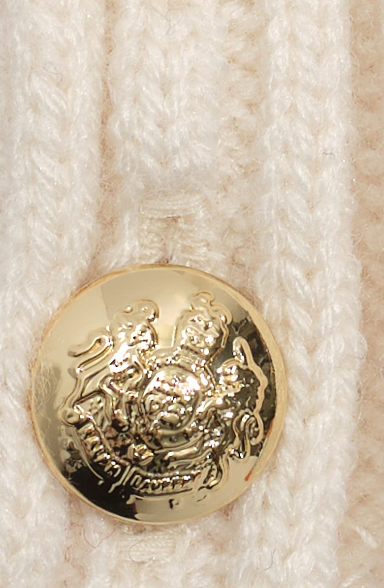 Lauren Ralph Lauren Crest Knit Beanie, Alternate, color, Cream