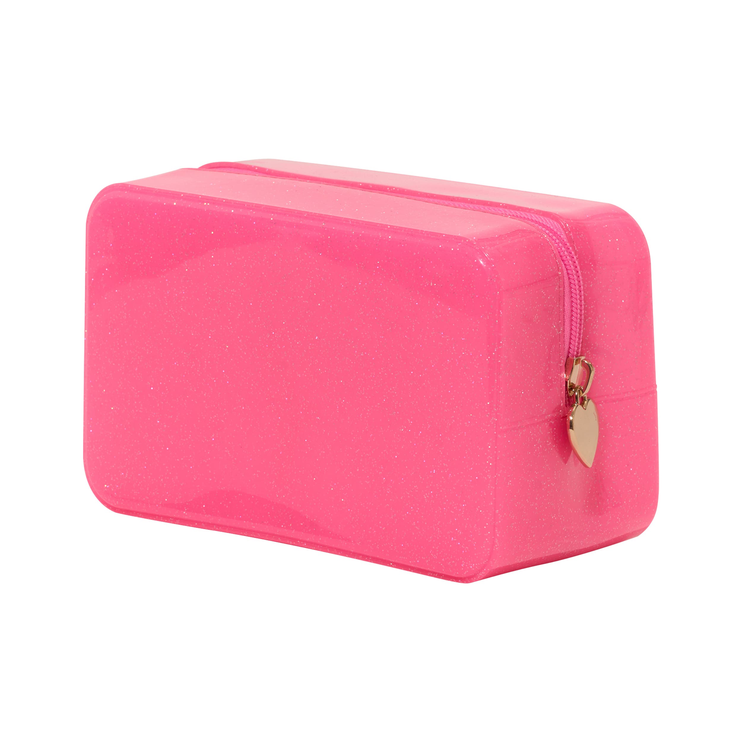 Glitter Jelly Pouch Collection, Alternate, color, Dark Pink