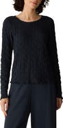 Eileen Fisher Crinkle Knit Top