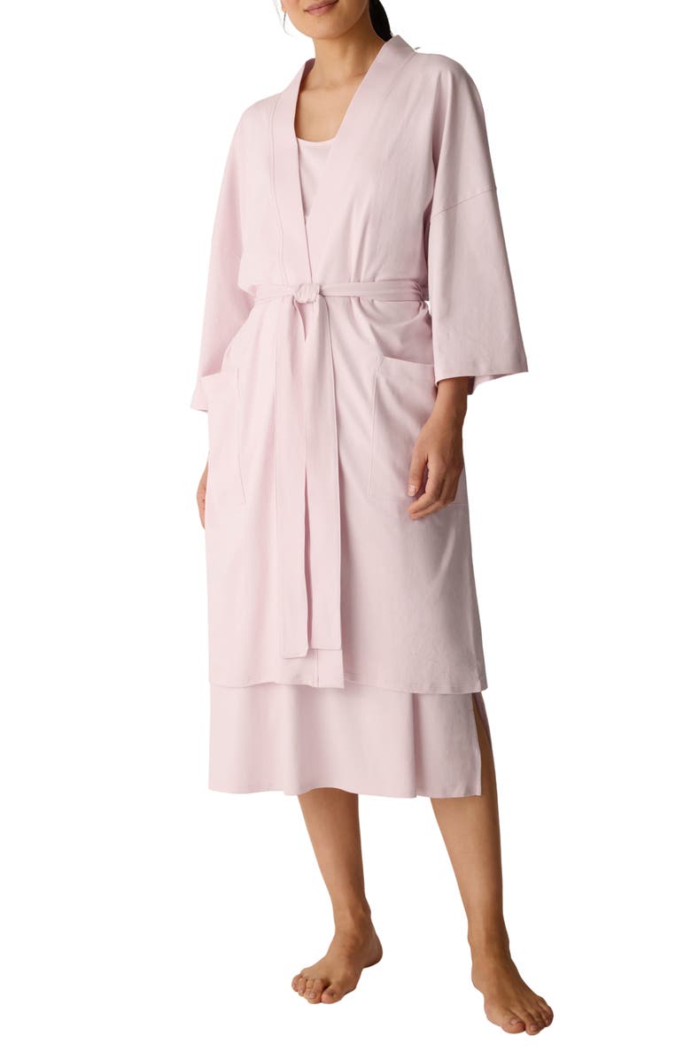 Eileen Fisher Organic Cotton Robe, Main, color, Crystal Pink