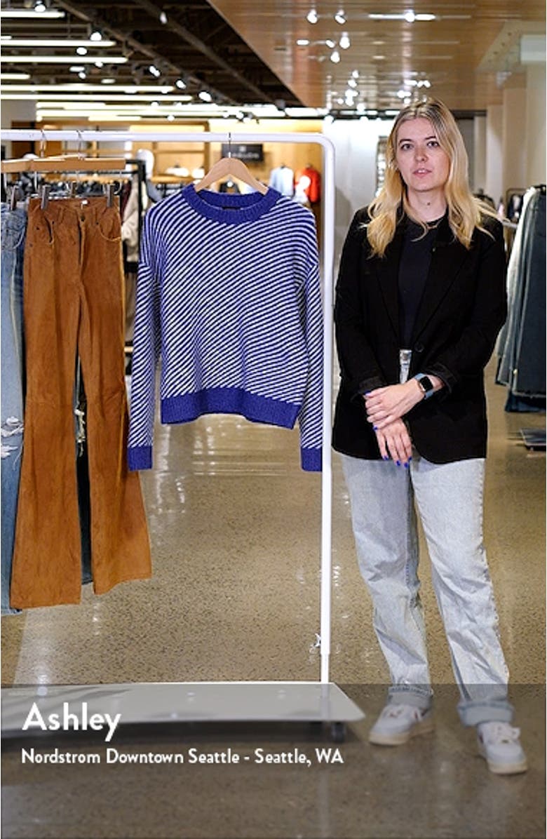 Mallory Stripe Crewneck Sweater, sales video thumbnail