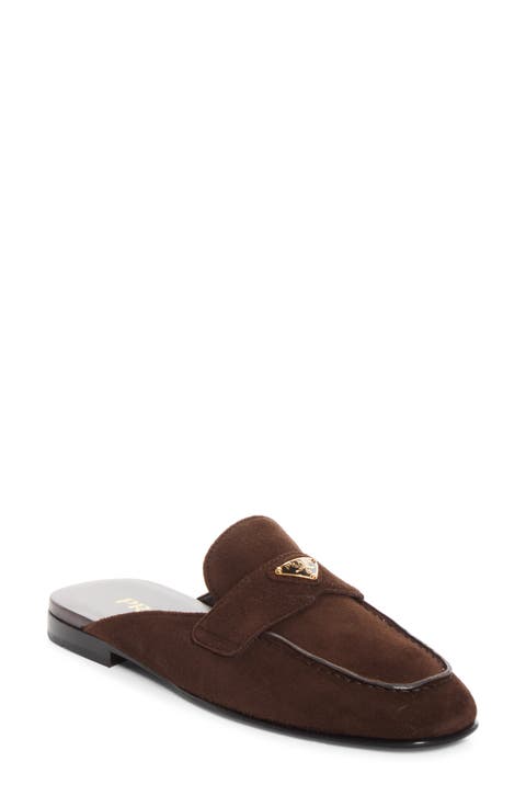 Logo Loafer Mule