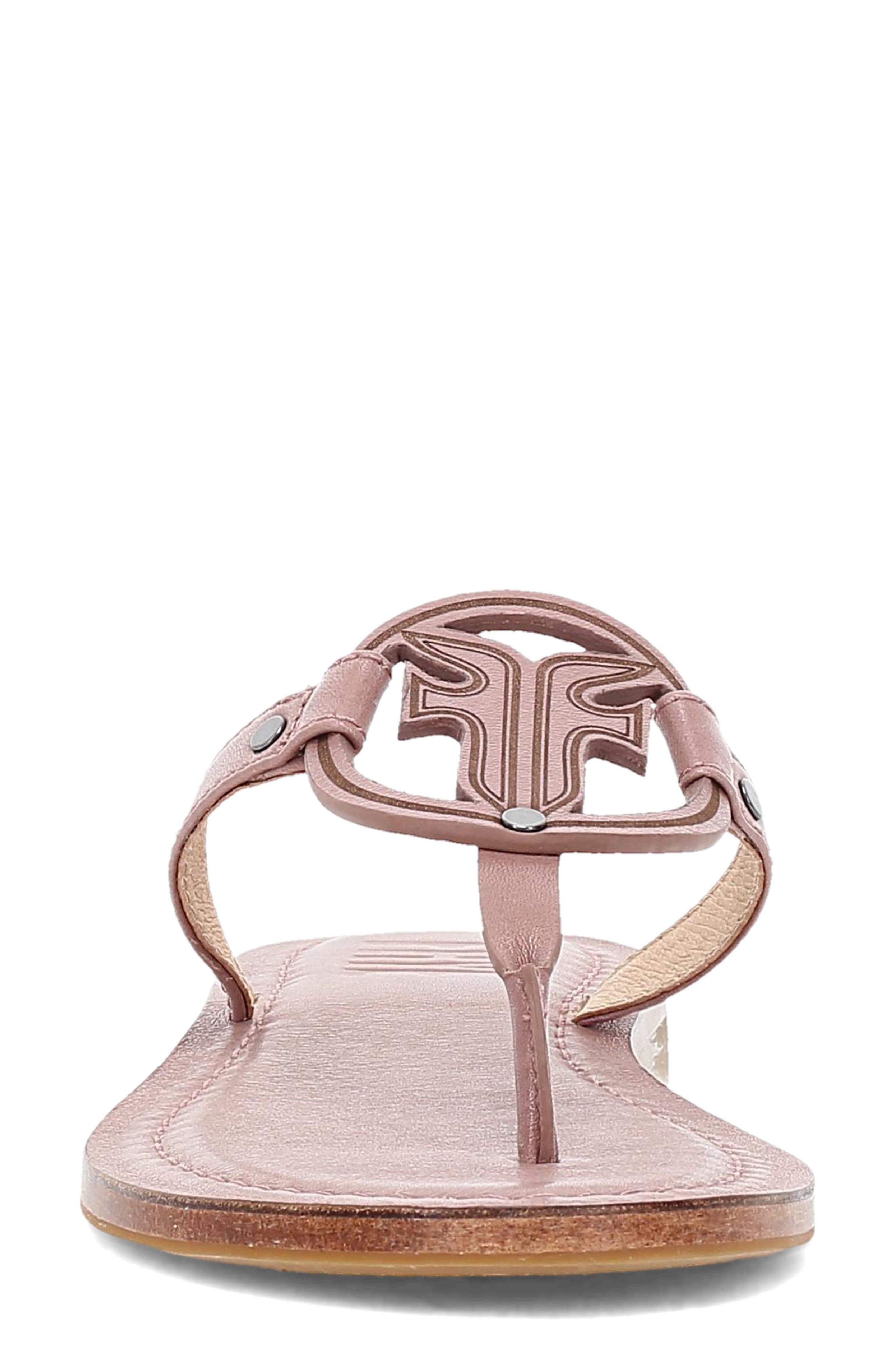 Frye Taylor Logo Flip Flop, Alternate, color, Woodrose