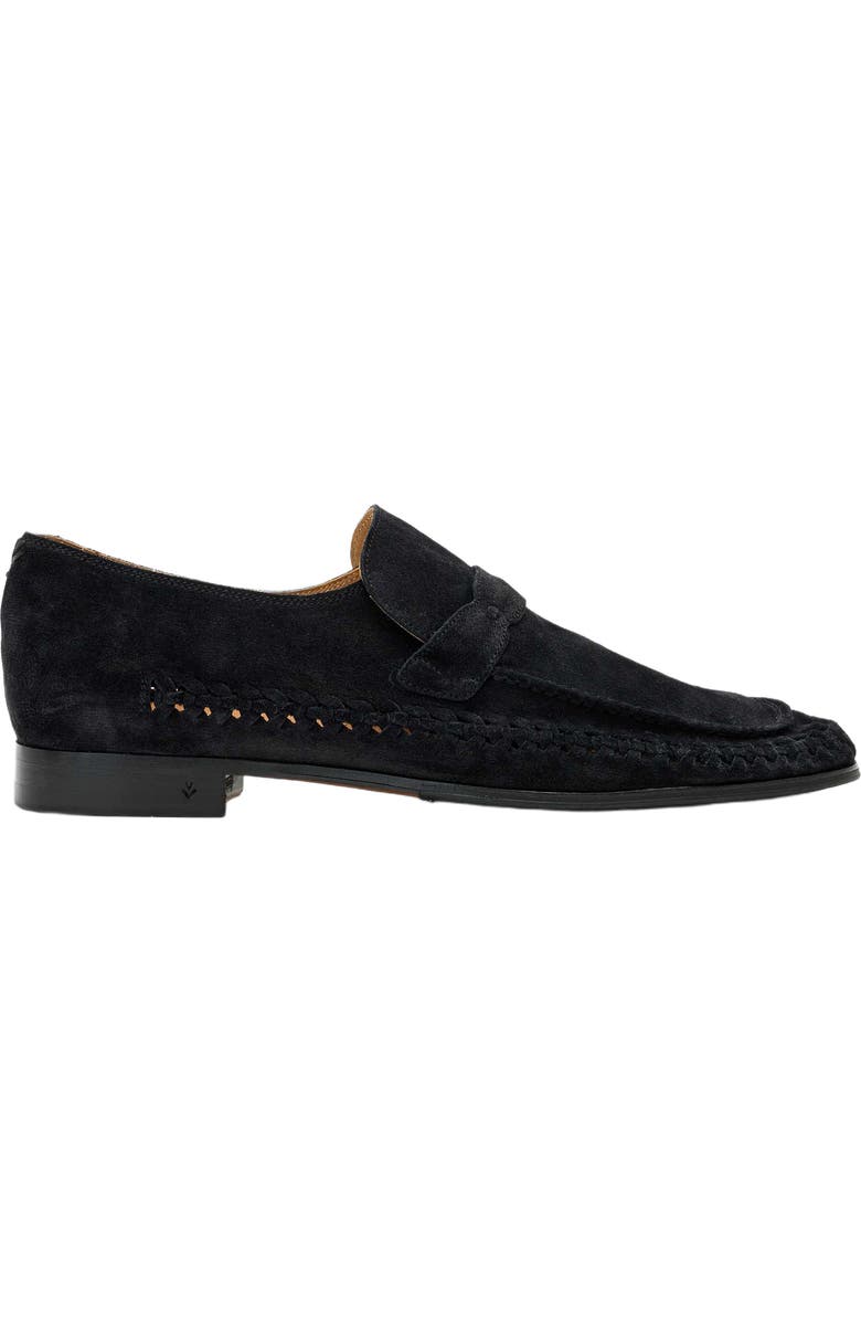 John Varvatos Merida Loafer, Alternate, color, Charcoal
