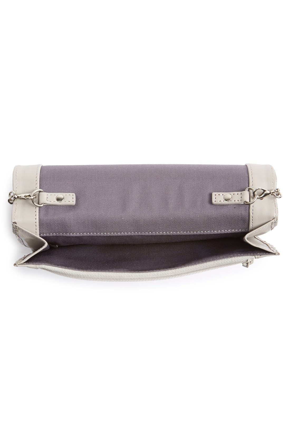 Crossbody Clutch Wallet, Alternate, color, GREY OPAL