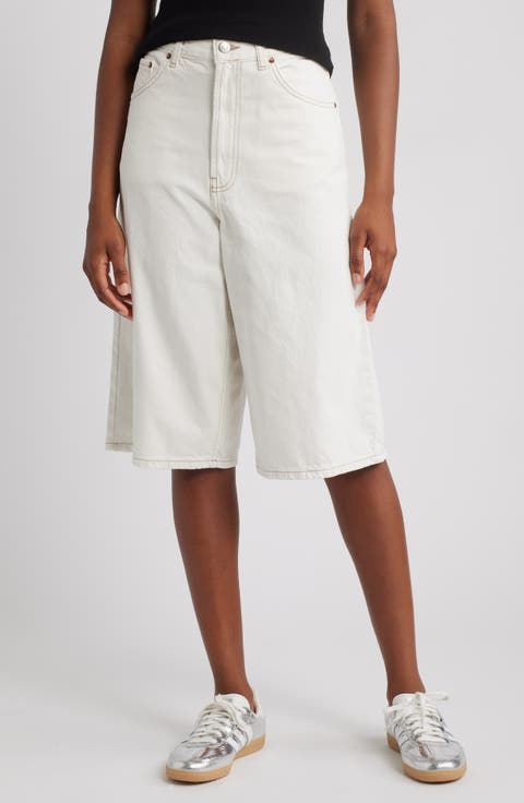 Denim Bermuda Shorts