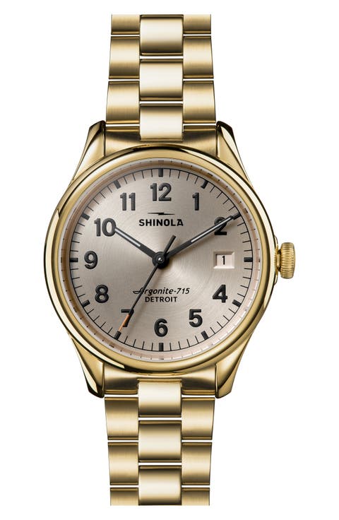 Gender Inclusive Vinton Bracelet Watch, 38mm