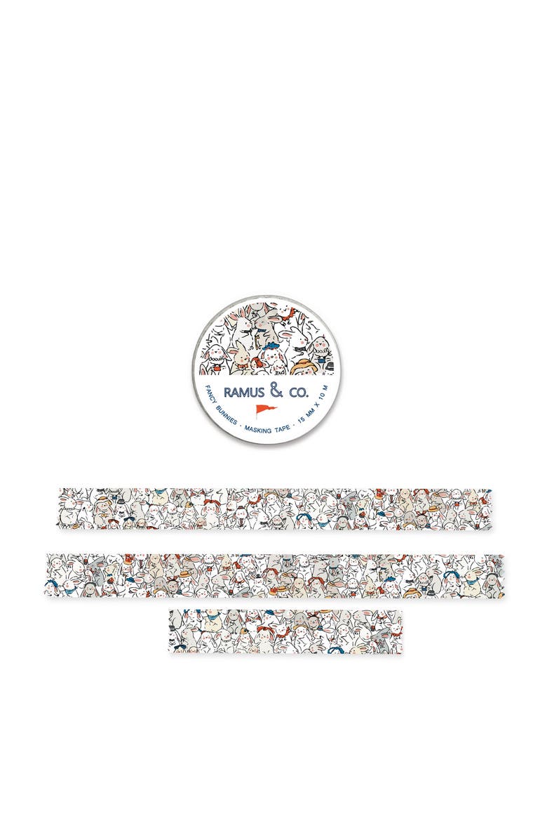 Ramus & Co Illustrated Masking Tape - 3ct Rolls, Assorted Rolls, Alternate, color, Multi-Pack