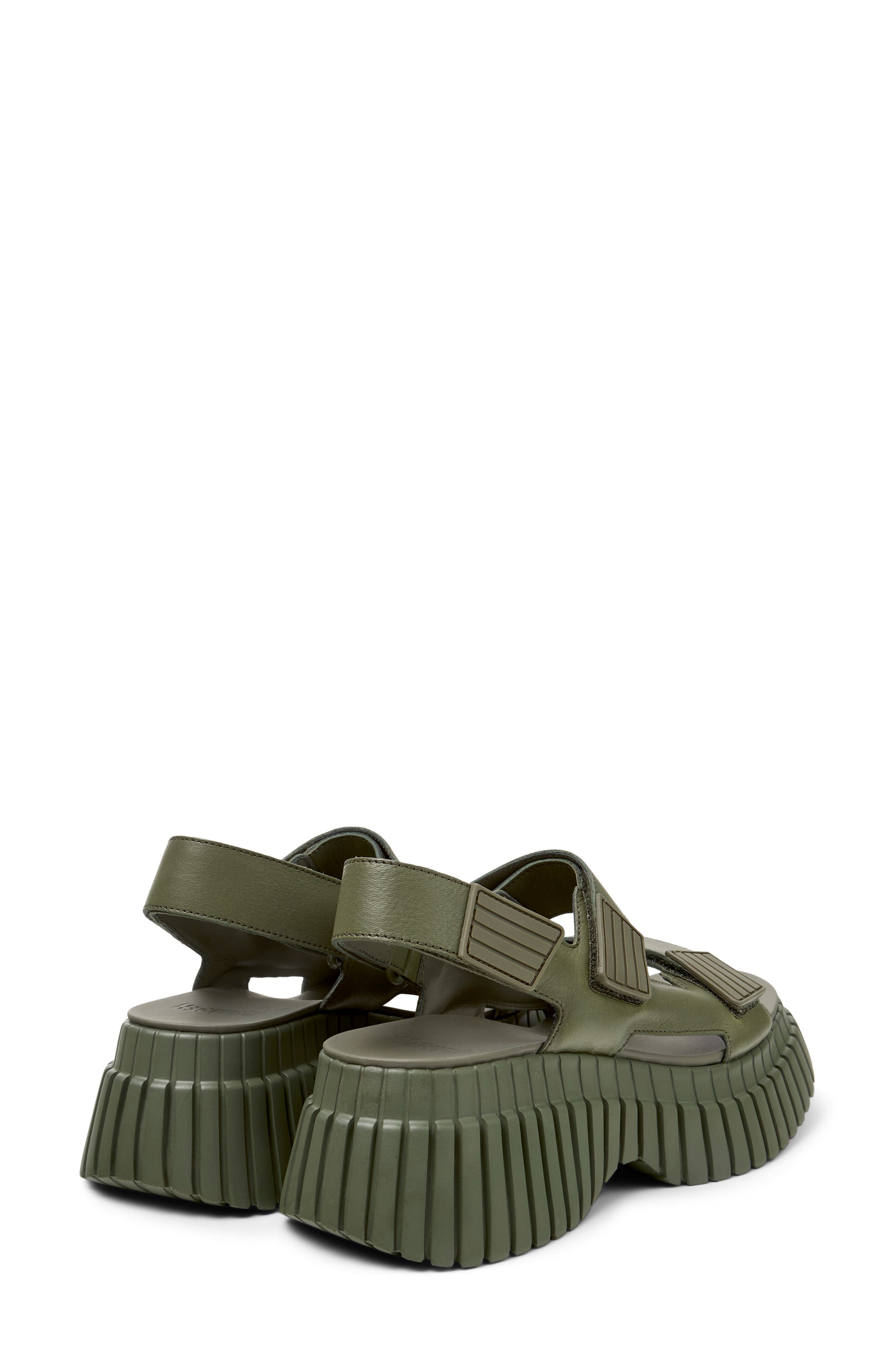 Camper Pix BCN 2-Strap Sandal, Alternate, color, Medium Green